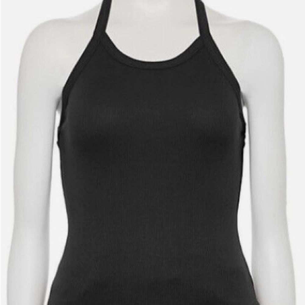 Black Halter Top